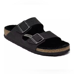 Birkenstock - Black Arizona Shearling size 39